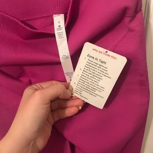 Lululemon athletica - zone in tight, size 8